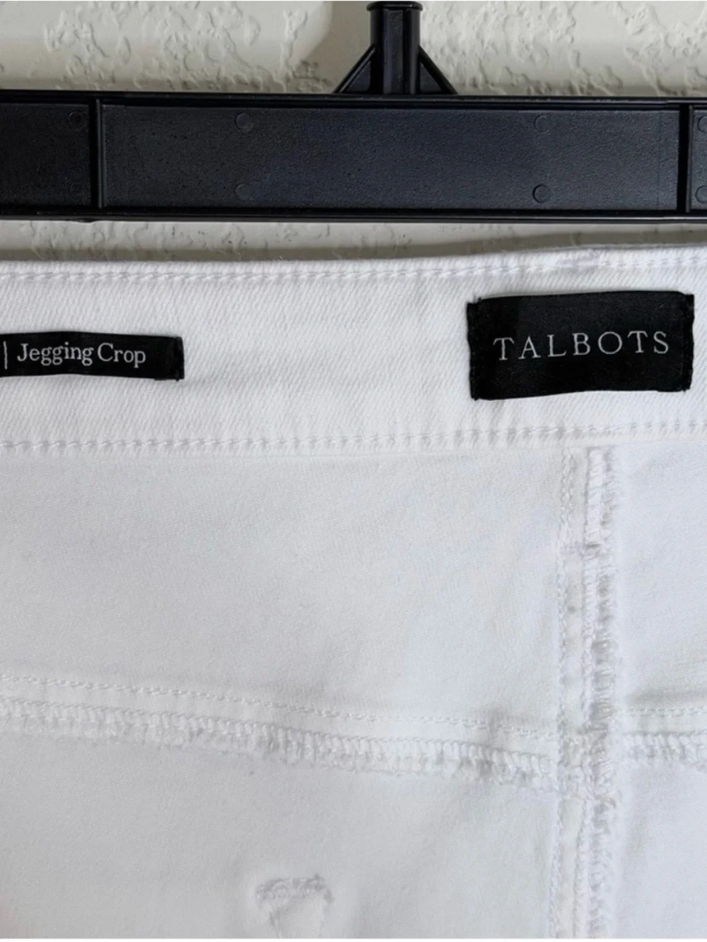 New Talbots White Jegging Crop 18W Plus High-waist Slimming Panel